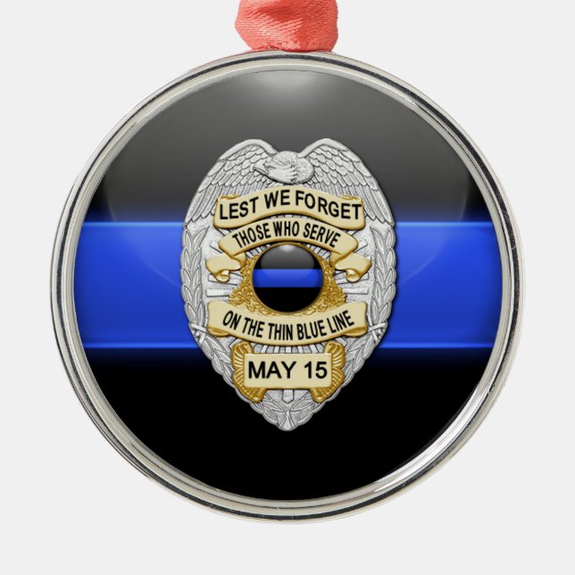 Adorno Metálico Botón y distintivo brillante delgado de la línea a (Frente)