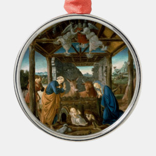 Adorno Metálico Botticelli - La Natividad,