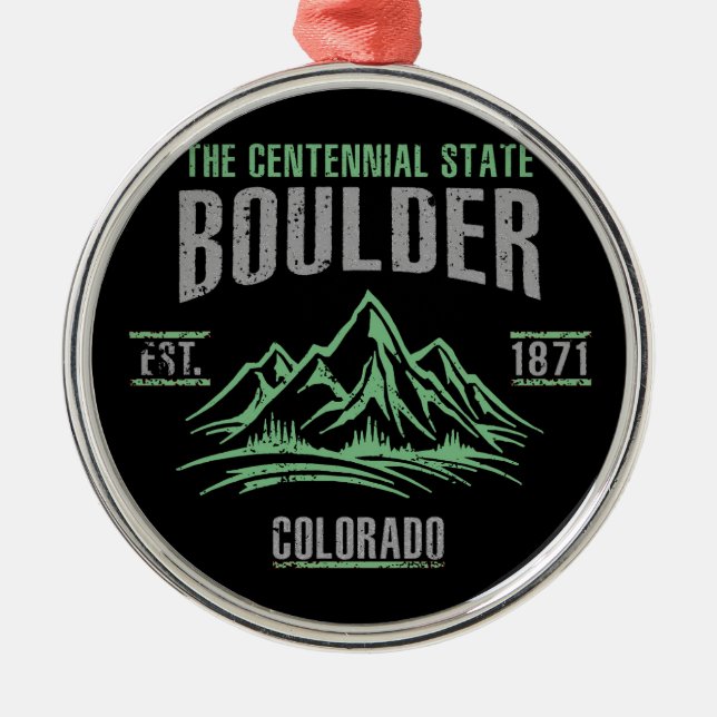 Adorno Metálico Boulder (Frente)