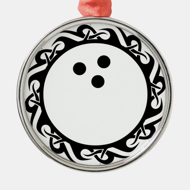 Adorno Metálico BOWLING tribal (Frente)