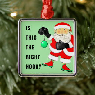 Adorno Metálico Boxeador de boxeo Keepsake