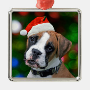 Adorno Metálico Boxeador del navidad