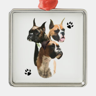 Adorno Metálico Boxer Trio