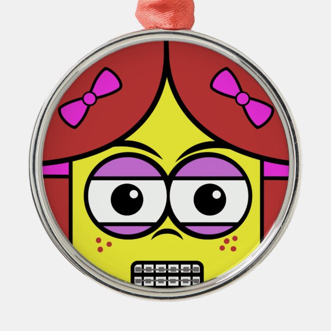 Adorno Metálico Brace Face (Frente)