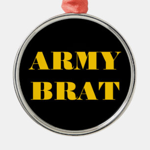 Adorno Metálico Brat de la Fuerza Aérea Ornament