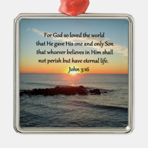 ADORNO METÁLICO BREATHTAKING JOHN 3:16 SUNRISE