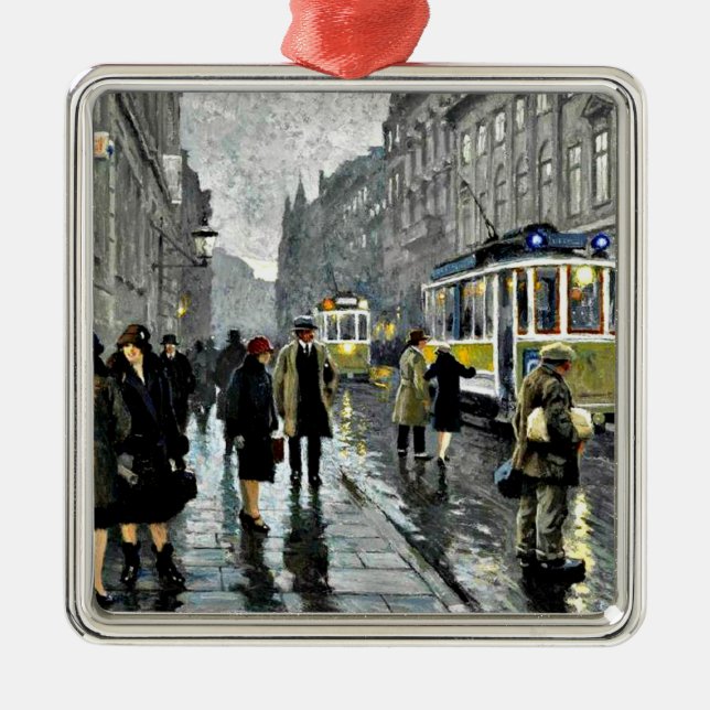 Adorno Metálico Bredgade, Copenhague (Frente)