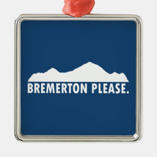 Adorno Metálico Bremerton Washington, por favor