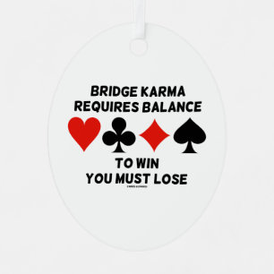 Adorno Metálico Bridge Karma Requiere Equilibrio Para Ganar Que De