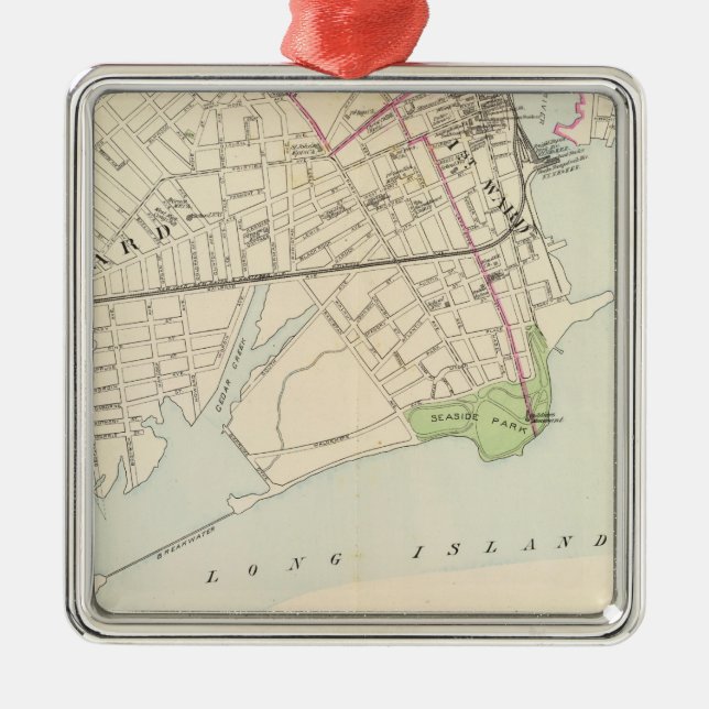 Adorno Metálico Bridgeport, del sur (Frente)