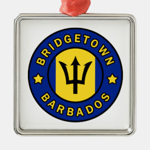 Adorno Metálico Bridgetown Barbados