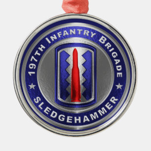 Adorno Metálico Brigada de Infantería 197 Navidades