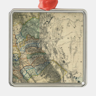 Adorno Metálico Britton y el mapa de Rey de California
