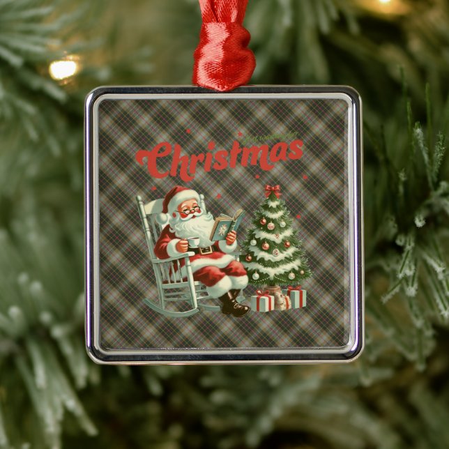 Adorno Metálico Brodie Hunting Weathered Original Scottish Tartan (Árbol)