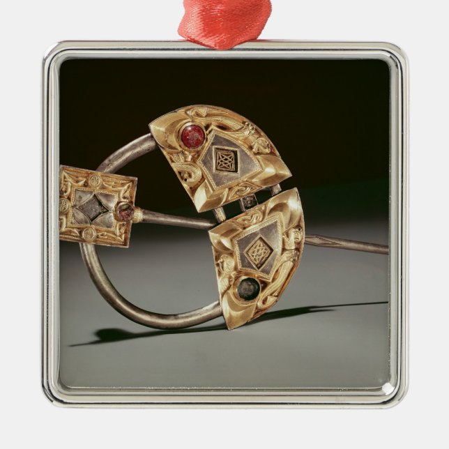 Adorno Metálico Brooch anular, Ardagh Hoard, Reerasta (Frente)