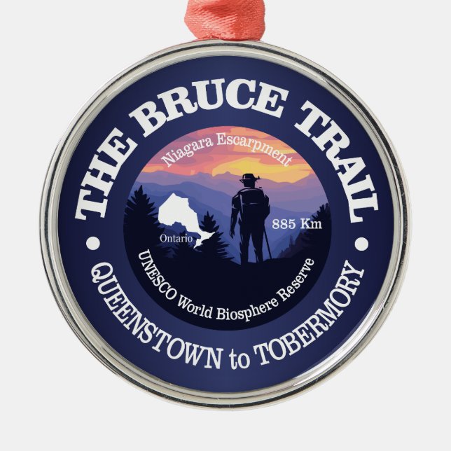 Adorno Metálico Bruce Trail (rd2) (Frente)