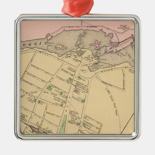 Adorno Metálico Brunswick, Topsham (Frente)