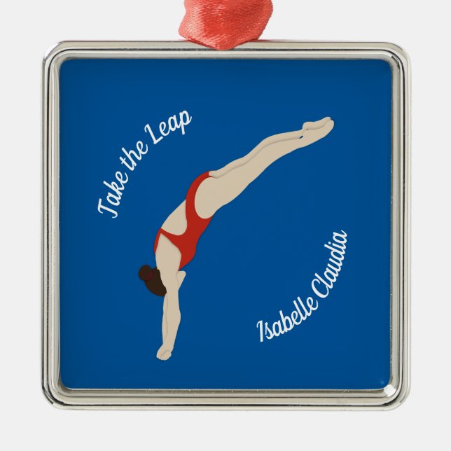 Adorno Metálico Buceo (Frente)