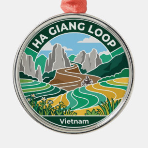 Adorno Metálico Bucle Ha Giang Vietnam