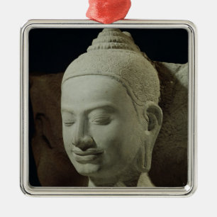 Adorno Metálico Buda en la meditación en el rey del Naga,