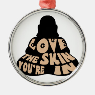 Adorno Metálico Buda Love