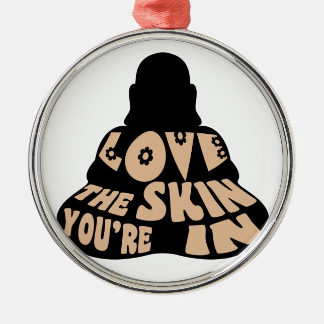 Adorno Metálico Buda Love (Frente)