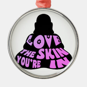 Adorno Metálico Buda Love Purple