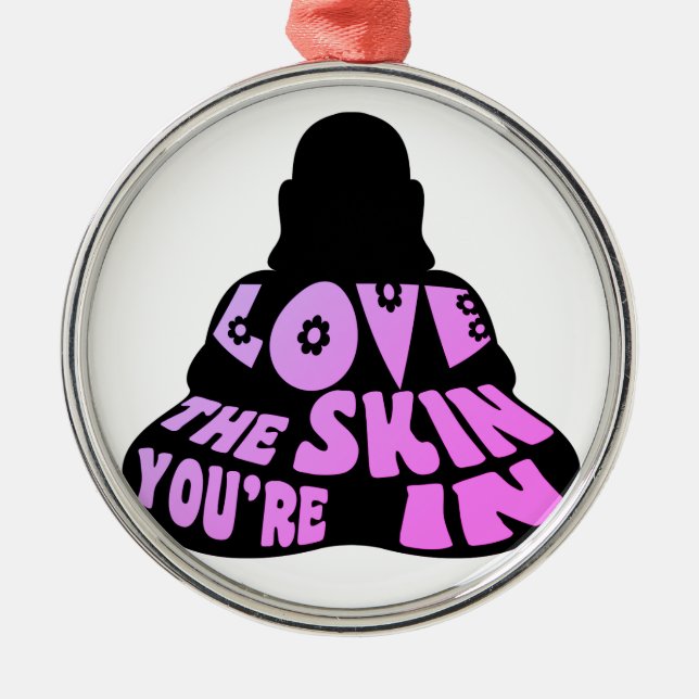 Adorno Metálico Buda Love Purple (Frente)