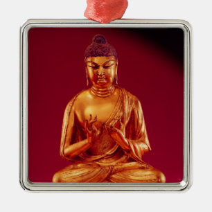 Adorno Metálico Buda Vairocana, dinastía Tang