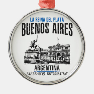 Adorno Metálico Buenos Aires