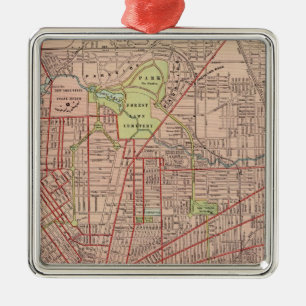 Adorno Metálico Búfalo, Nueva York