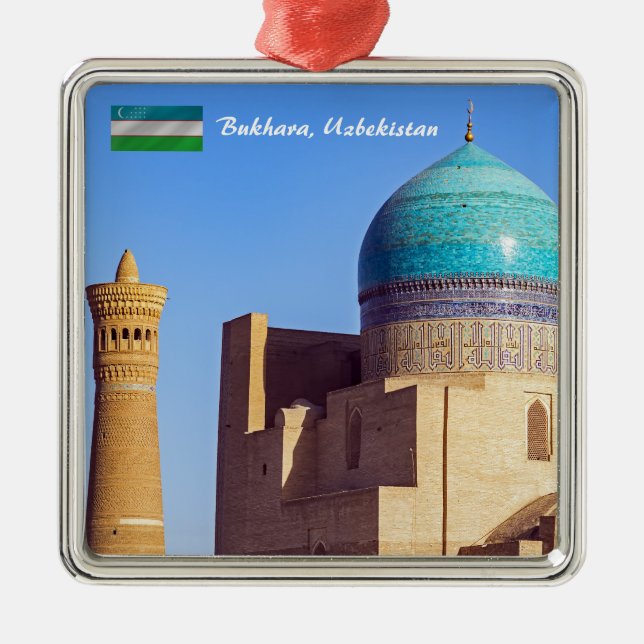 Adorno Metálico Bukhara, Uzbekistán - Mezquita Kalyan (Frente)