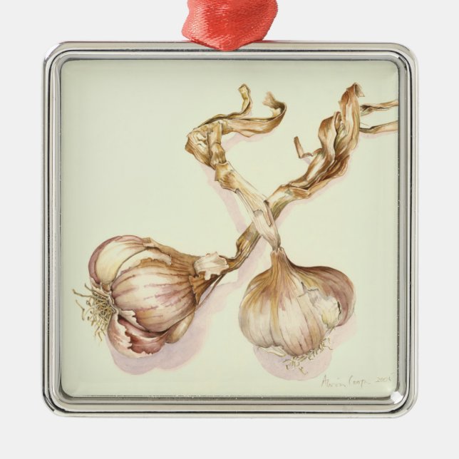 Adorno Metálico Bulbos 2005 del ajo (Frente)