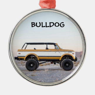 Adorno Metálico Bulldog Blazer Ornament