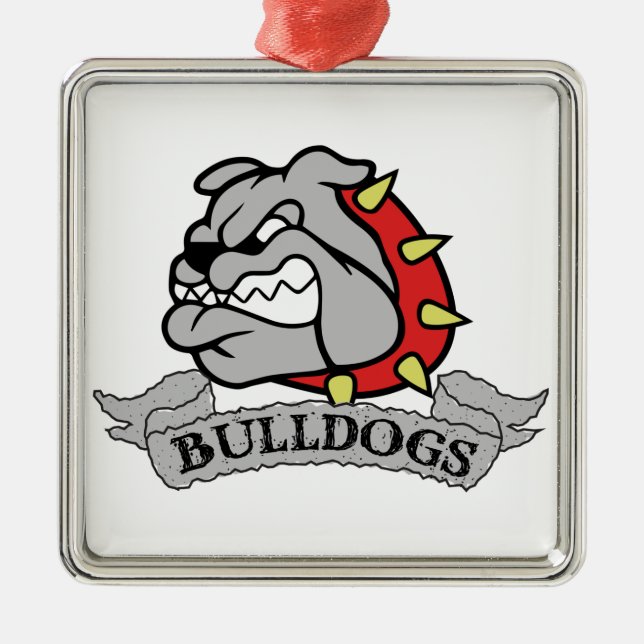 Adorno Metálico Bulldoges Mason (Frente)