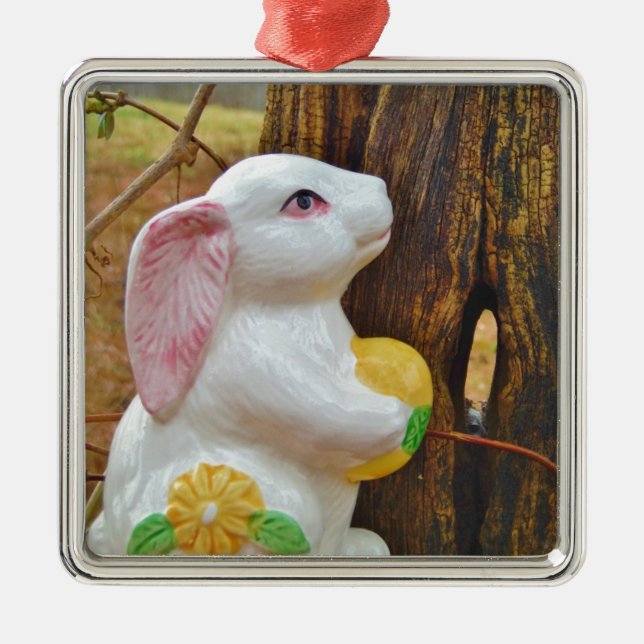 Adorno Metálico Bunny de Pascua (Frente)