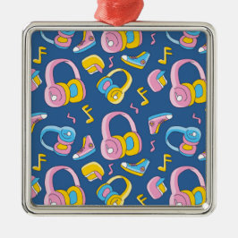 Adorno Metálico Bunter Musikmix en rosa, blau, gelb