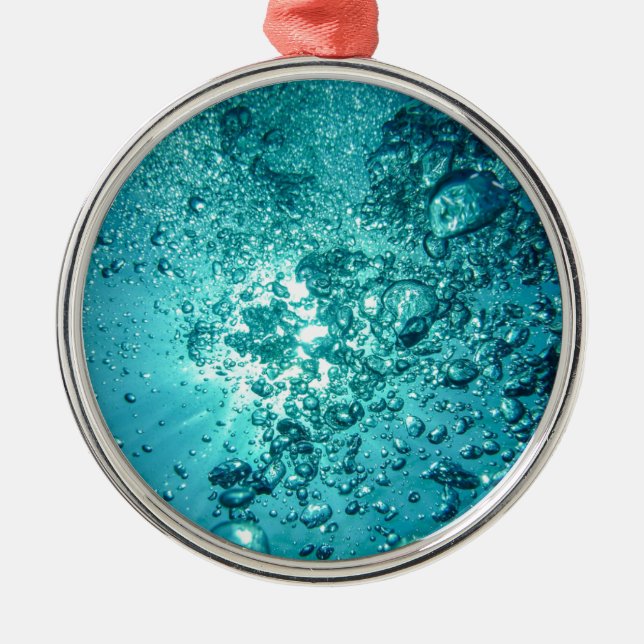 Adorno Metálico Burbujas de agua (Frente)