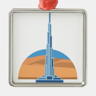 Adorno Metálico Burj Khalifa Dubai