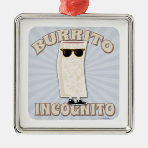 Adorno Metálico Burrito de incógnito
