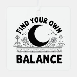 Adorno Metálico Buscar su propio saldo