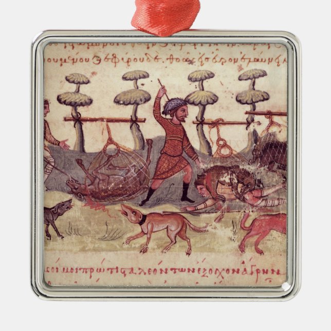 Adorno Metálico Búsqueda con las redes (Frente)