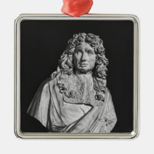 Adorno Metálico Busto de Jean-Baptiste Colbert de Torcy