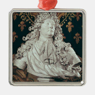 Adorno Metálico Busto de Louis XIV 1686
