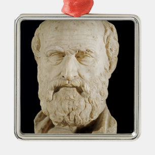 Adorno Metálico Busto de Lysias