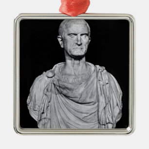 Adorno Metálico Busto de Marco Licinius Crassus