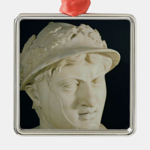 Adorno Metálico Busto de Pyrrhus