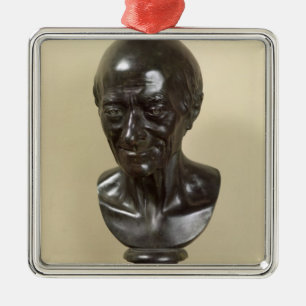 Adorno Metálico Busto de Voltaire 1778