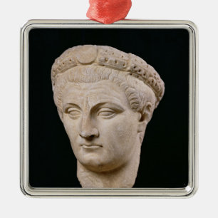 Adorno Metálico Busto del emperador Claudius de Thasos
