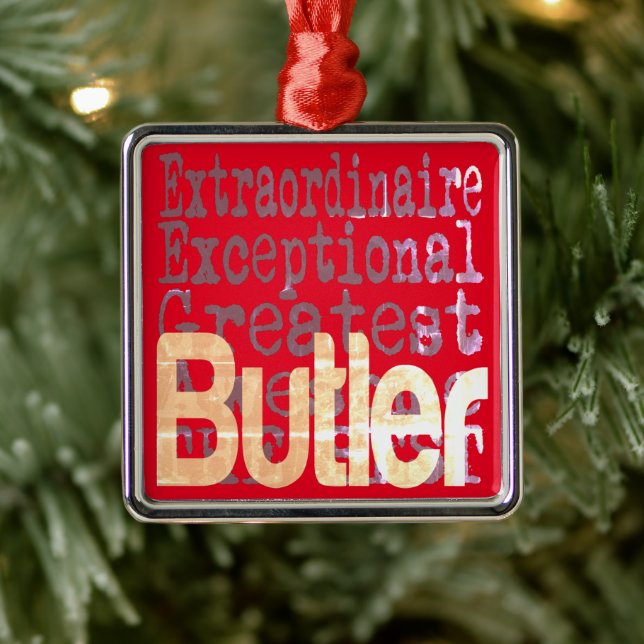 Adorno Metálico Butler Extraordinaire (Árbol)